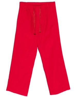 Sanderlak Pantalon À Coupe Droite - Red