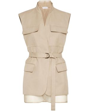 Brunello Cucinelli Gilet Monili - Neutro