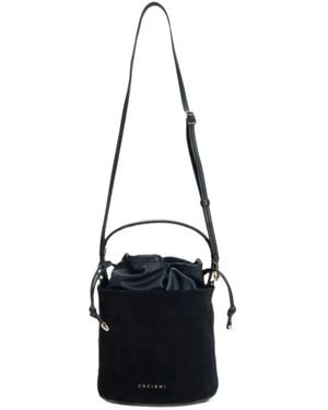 Orciani Her-O Beuteltasche Mit Logo-Patch - Weiß