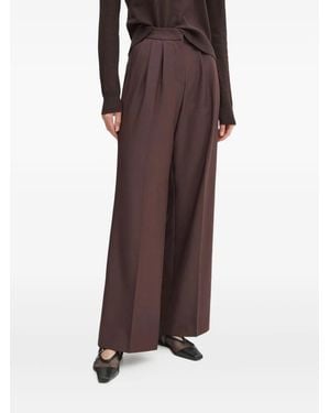 Day Birger et Mikkelsen Pleated Tailored Trousers - Brown
