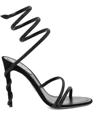 Rene Caovilla Margot Sandals - Black