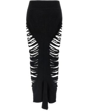 Rick Owens 'Calf Dauphine' Skirt - Black