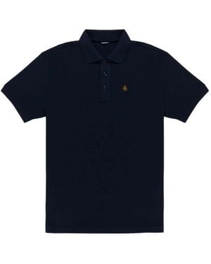 Refrigiwear Kurt Logo-Patch Polo Shirt - Blue