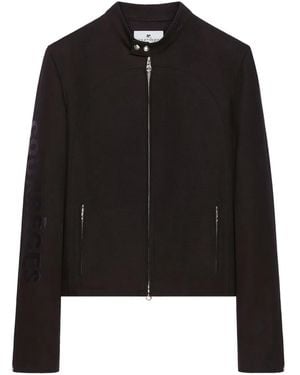 Courreges Bomber Con Zip - Nero