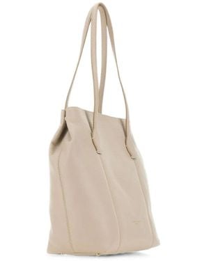 Gianni Chiarini Vicky Leather Tote Bag - White