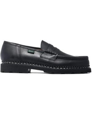 Paraboot Reims Penny-Slot Loafers - Black