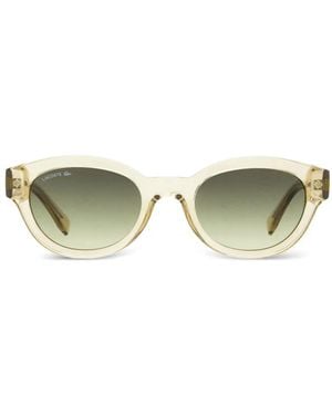 Lacoste Oval Frame Sunglasses - Green