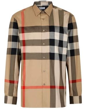 Burberry Vintage Check-Pattern Shirt - Natural
