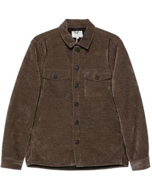 MC2 Saint Barth Landeck Corduroy Flap-Pocket Jacket - Brown
