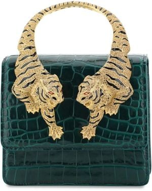 Roberto Cavalli Medium Roar Top-Handle Bag - Blue