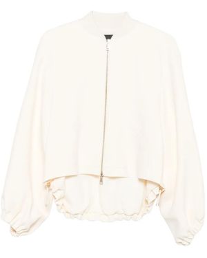 Fabiana Filippi Zip-Front Jacket - Natural