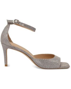 Stuart Weitzman Ankle Strap Sandals - White