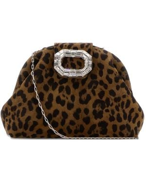 AMINA MUADDI Camelia Clutch - Braun