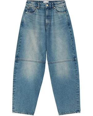 Ganni Panelled Jeans - Blue