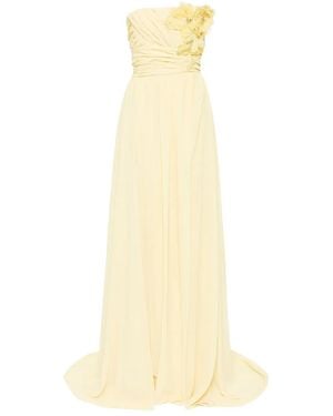 Saiid Kobeisy Besticktes Maxikleid - Weiß