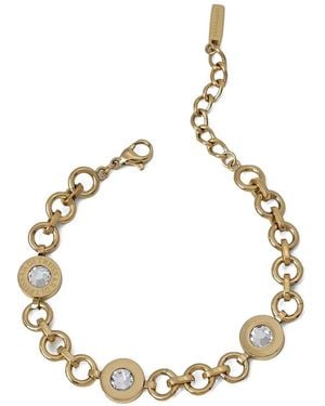 Trussardi Bracelet À Design Rond - Metallic