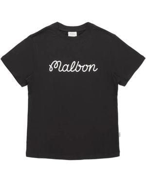Malbon Golf Cosette Script T-Shirt - Black