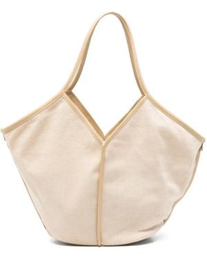 Hereu Calella Panelled Tote Bag - Natural
