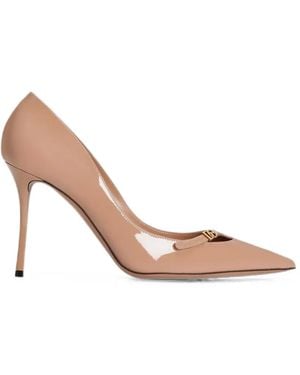 Dolce & Gabbana Patent Leather Pumps - Pink