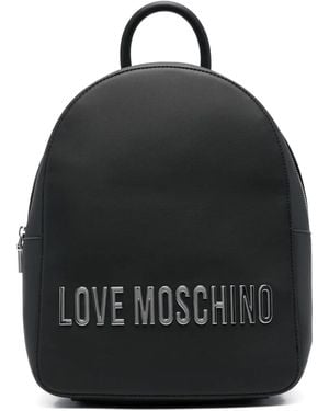 Love Moschino Maxi-Lettering Backpack - Black