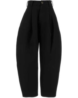 Uma Wang Poop Wide-Leg Trousers - Black