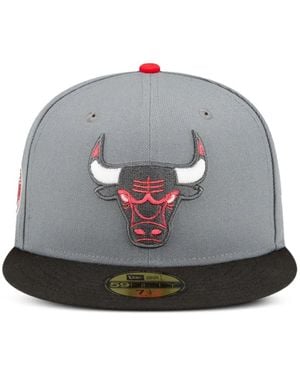 KTZ Chicago Bulls Championship 59Fifty Cap - Gray