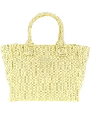 Pinko Beach Mini Tote Bag - Yellow