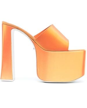 Gcds 170Mm Platform Sandals - Orange
