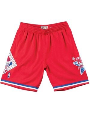 Mitchell & Ness 1991 Nba All-Star Game Swingman Shorts - Red