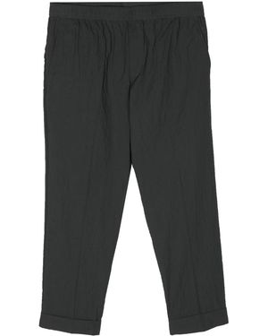 Neil Barrett Elasticated-Waist Slim-Cut Trousers - Grey