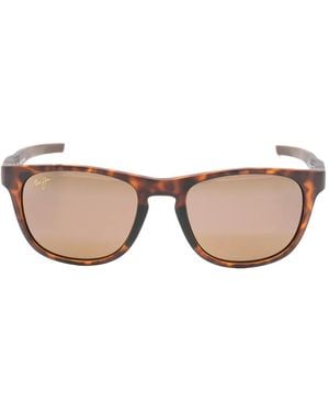 Maui Jim Melemele Square-Frame Sunglasses - Natural