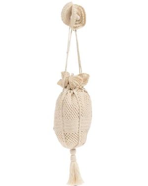Ulla Johnson Bolso De Hombro Mermaid De Ganchillo - Blanco