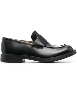 CAMPERLAB Square-Toe Leather Loafers - Black