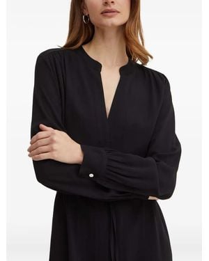 BOSS Midikleid mit Gürtel - Schwarz