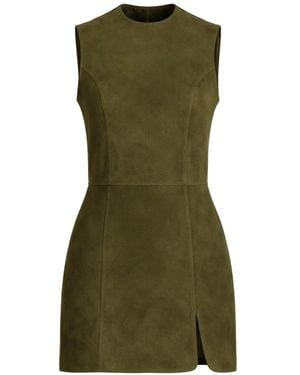 ZUT Robe Sans Manches En Daim - Vert