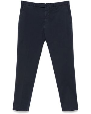 Dell'Oglio Pantalones chinos con pinzas - Azul