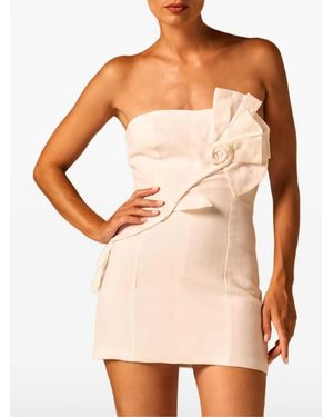JBQ Lilah Strapless Dress - White