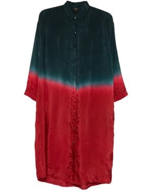 Yavi Midikleid Mit Langen Ärmeln - Rot