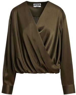 Essentiel Antwerp Kolkwitzia Wickelbluse - Grün