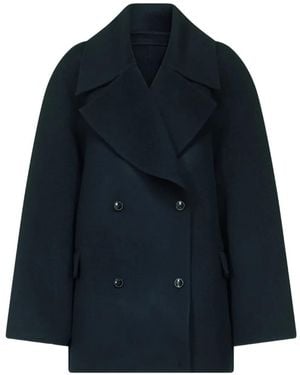 Loulou de Saison Double-Breasted Notch-Lapel Jacket - Blue