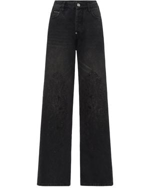 Philipp Plein ペイズリー ジーンズ - ブラック