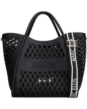 Marc Ellis Small Flat Basket Tote Bag - Black