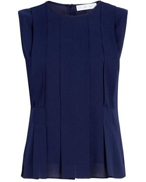 Proenza Schouler Makayla Pleated Sleeveless Top - Blue