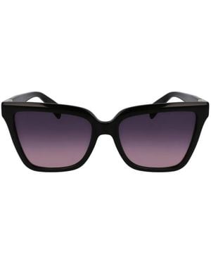 Liu Jo Gradient Square-Frame Sunglasses - Purple
