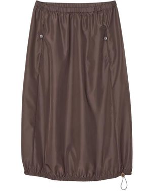 Cecilie Bahnsen Fie Bubble Midi Skirt - Brown