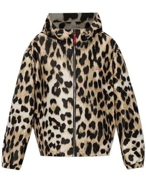 Givenchy Leopard Jacquard Windbreaker - White