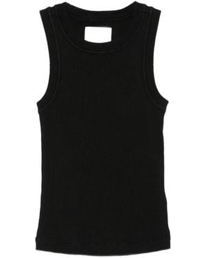 Citizens of Humanity Isabel Ribbed-Knit Tank Top - Black