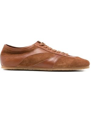 COPENHAGEN Paneled Leather Sneakers - Brown