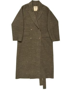 Uma Wang Abrigo con doble botonadura - Verde