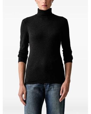 Marc O' Polo Roll-Neck Long-Sleeve T-Shirt - Black